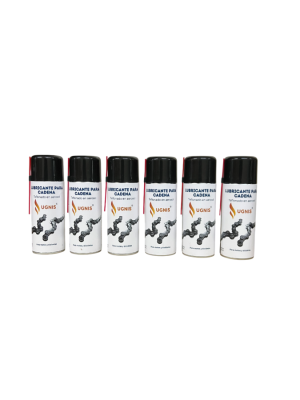 LUBRICANTE TEFLONADO EN AEROSOL PARA CADENAS DE BICICLETAS/MOTOS X 6
