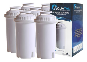 SEIS FILTROS AQUATAL REPUESTO JARRA PURIFICADORA