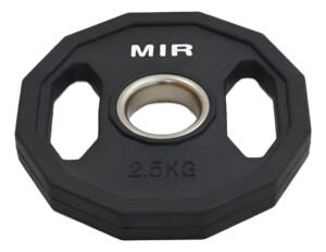 DISCO OLÍMPICO CON DOBLE AGARRE HEXAGONAL MIR 2,5 KG
