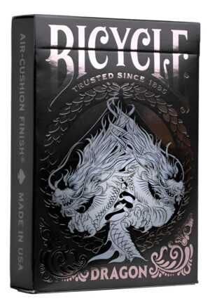 NAIPES POKER BICYCLE DRAGON BLACK