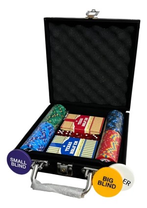 FICHERO POKER 100 FICHAS CERÁMICAS BLACK EDITION 2026